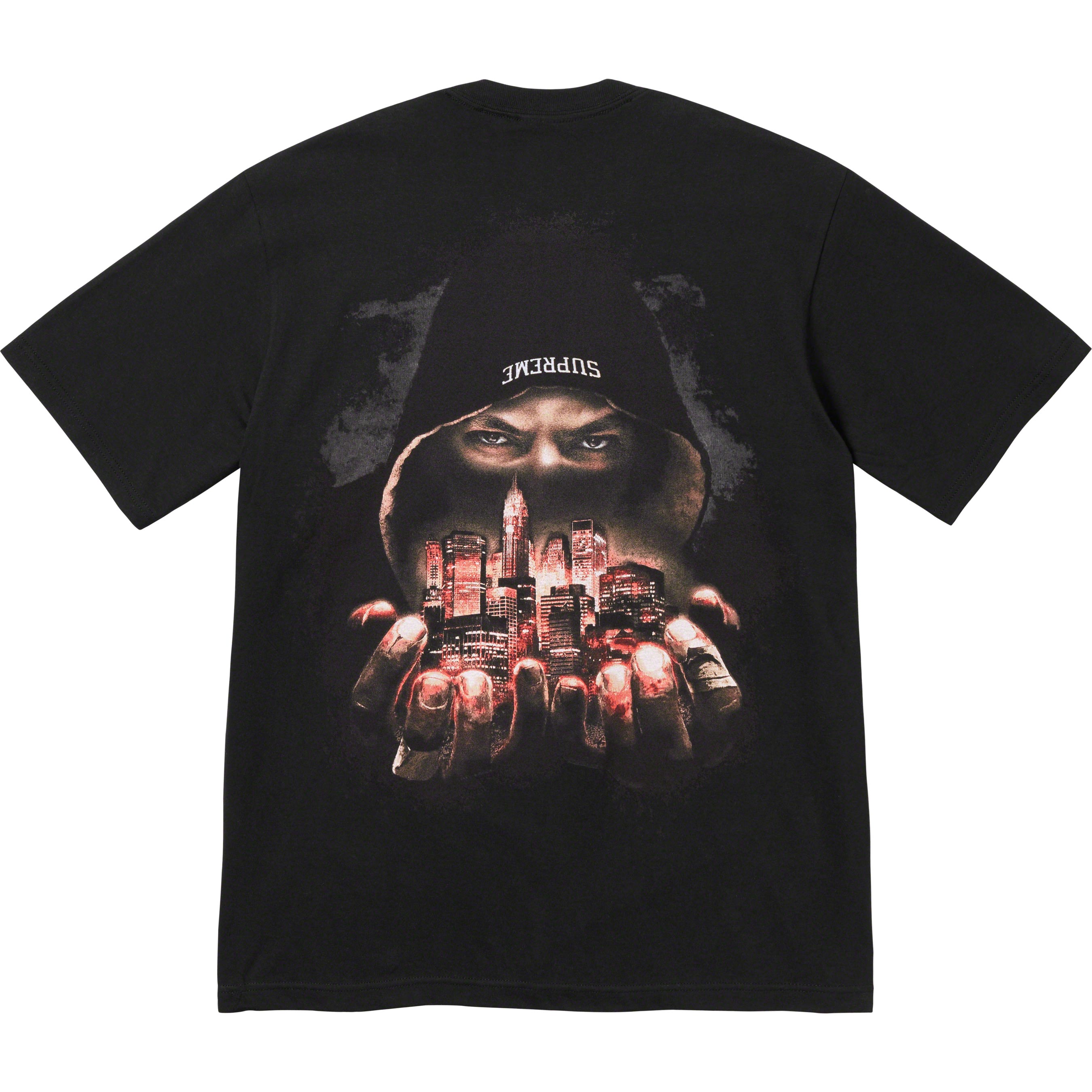 Supreme Fighter Graphic T-Shirt for Men - Black Cotton Short Sleeve Tee - Streetwear & Casual Wear for Gym, Outings & Everyday Fashion