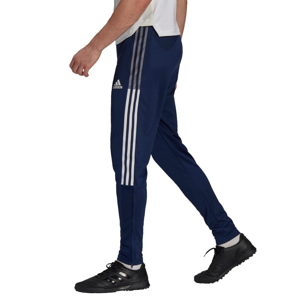 Adidas Men's Tiro 21 Training Pants - Navy/White - Comfortable Athletic Joggers for Running, Gym & Casual Wear