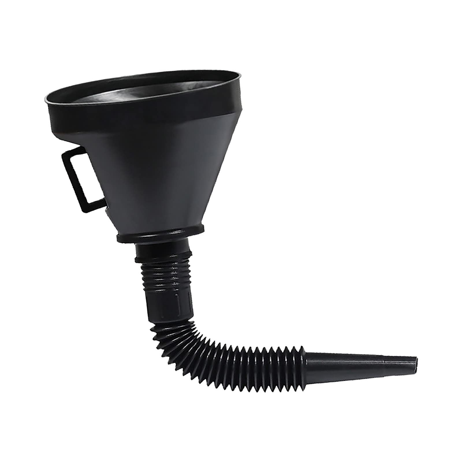 Black Car Protection Tape & Motorcycle Accessories - Flexible Funnel Spout, Mesh Screen Strainer, Oil Gas Fuel Cleaner, Exterior Brush Kit for Vehicle Maintenance & Cleaning