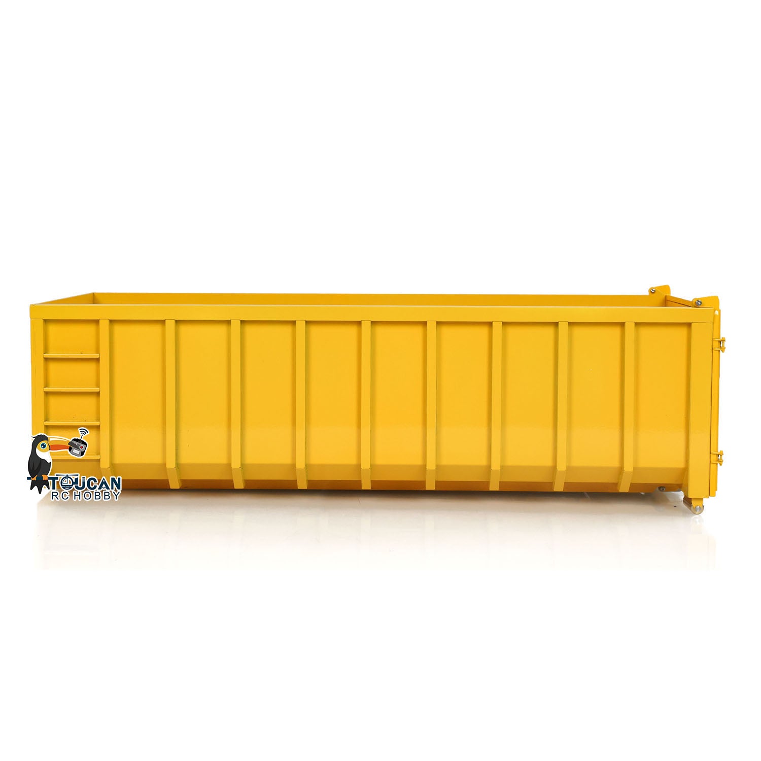 1/14 Scale Painted U-Shaped Short Bucket for 10x10 Hydraulic RC Full Dump Truck & 8x8 Radio Controlled Cars - DIY Model Parts for Construction Simulation & Off-Road Play