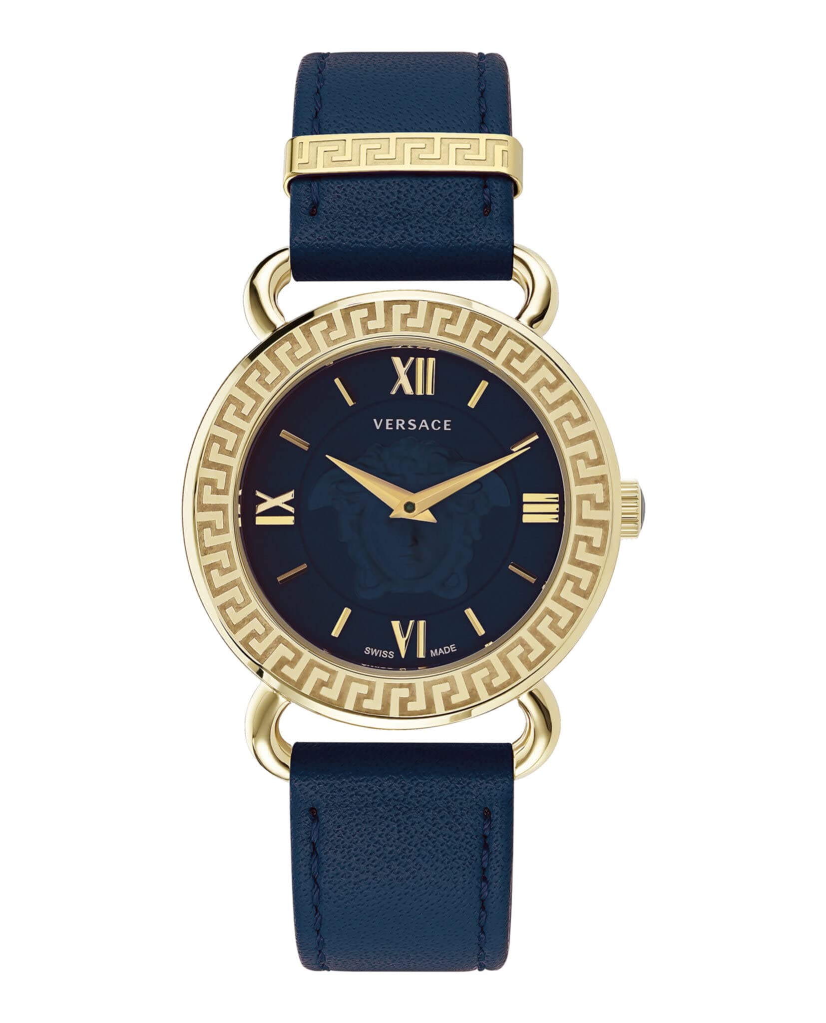 Versace Medusa Luxury Women's Watch - Gold & Silver Stainless Steel Bracelet, Water Resistant, Elegant Dress Watch for Women | Perfect for Parties, Weddings & Formal Events