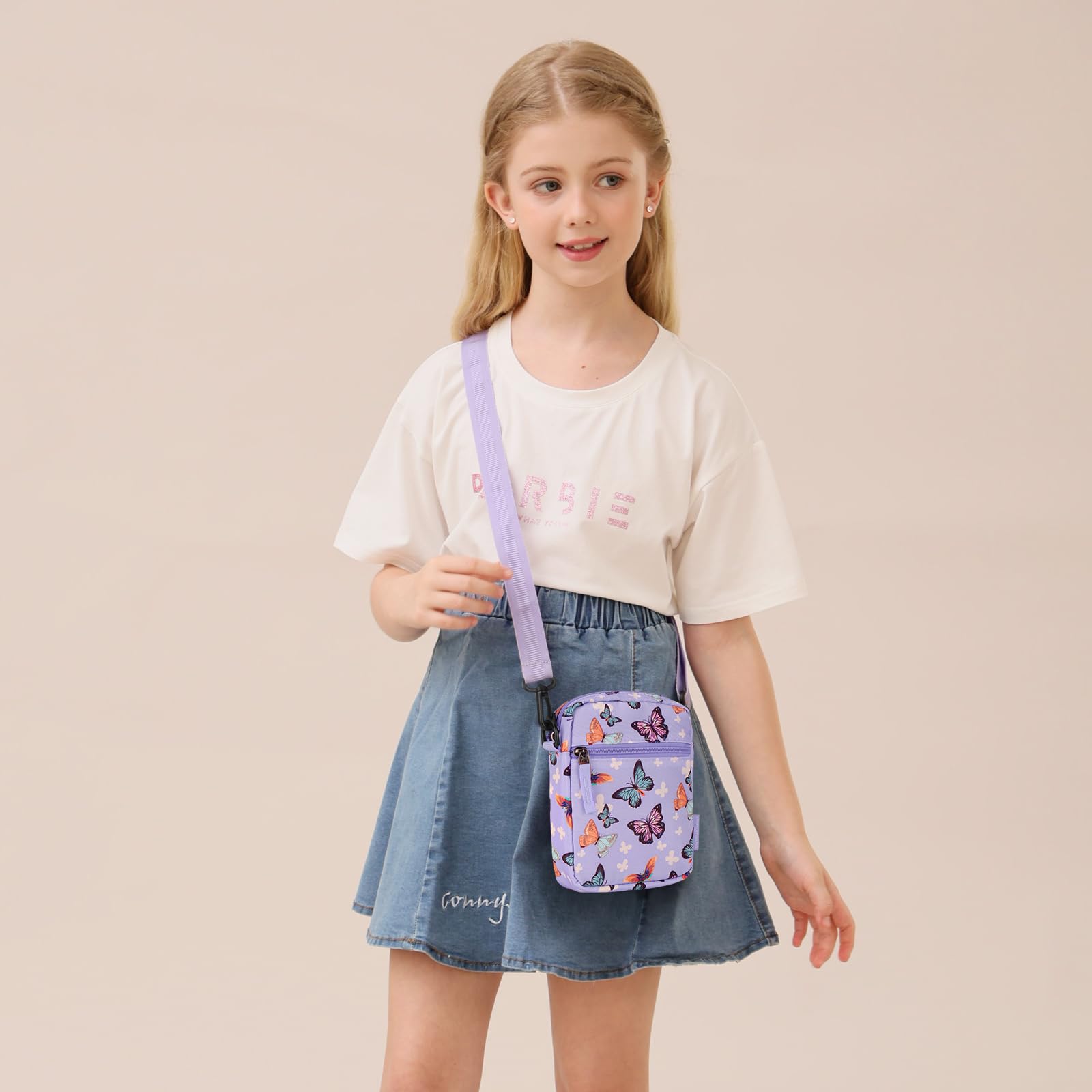 Choco Mocha Crossbody Purse for Girls Ages 8-12 - Stylish Kids Handbag for School, Parties & Everyday Use