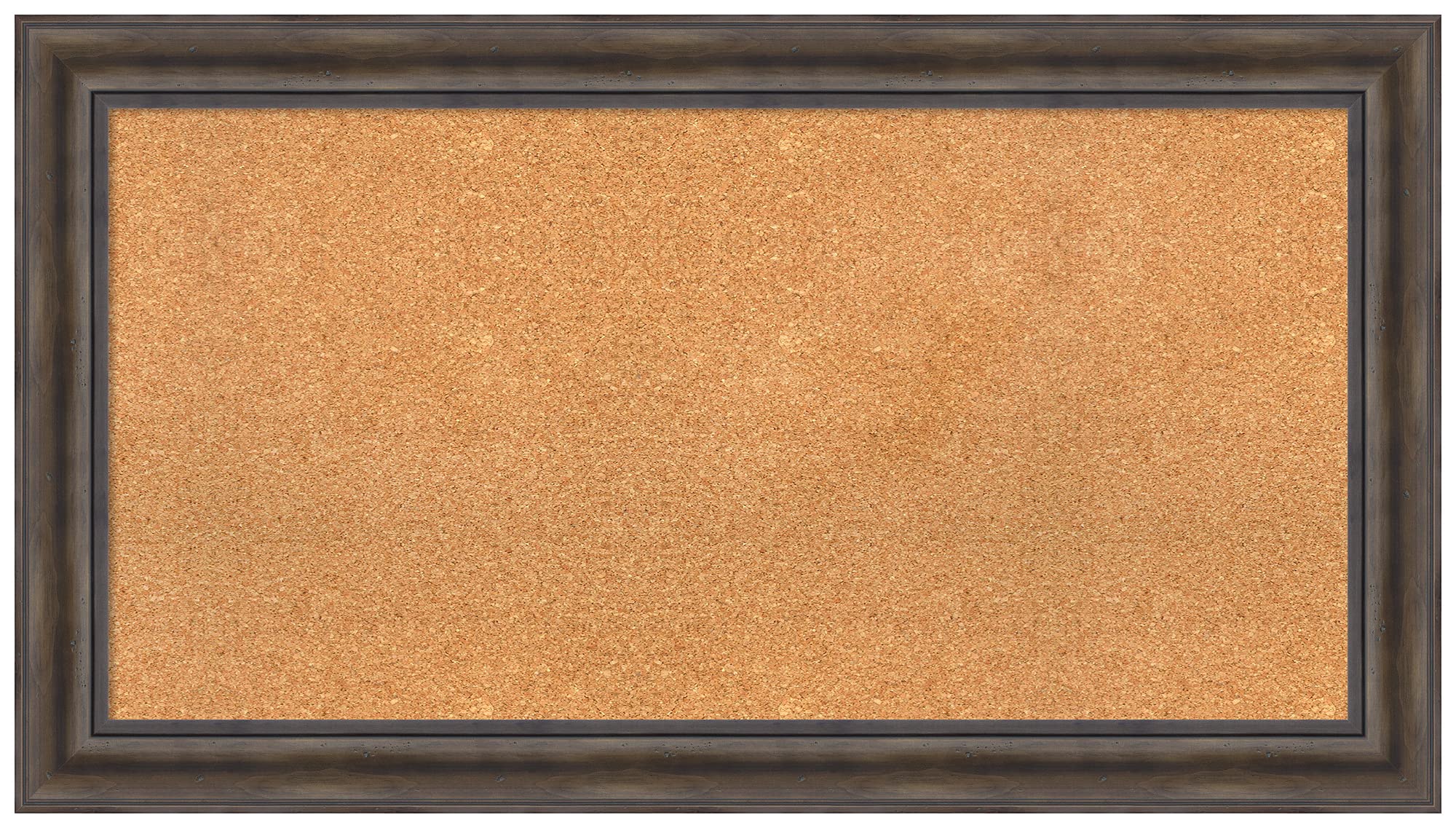 Natural Custom Cork Board 45x25 Inches with Rustic Pine Wood Frame - Bulletin Board, Pin Board for Office, Home & Classroom Organization - Large Size, Various Custom Sizes Available