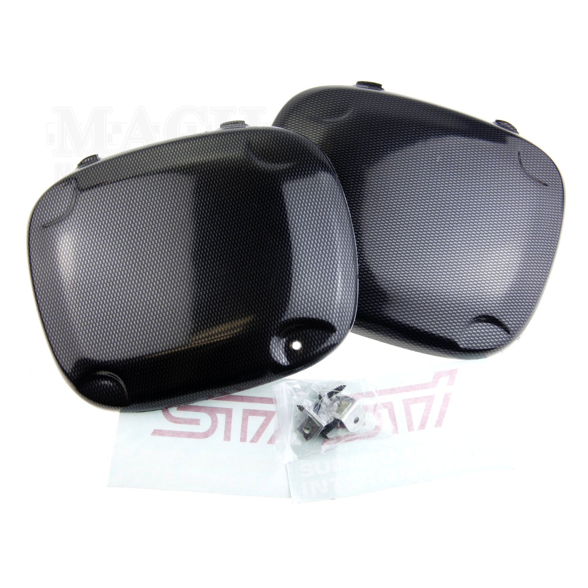 Carbon Fiber Look Fog Light Covers for 2002-2003 Subaru Impreza WRX - Durable Protection & Stylish Upgrade for Off-Road & Night Driving