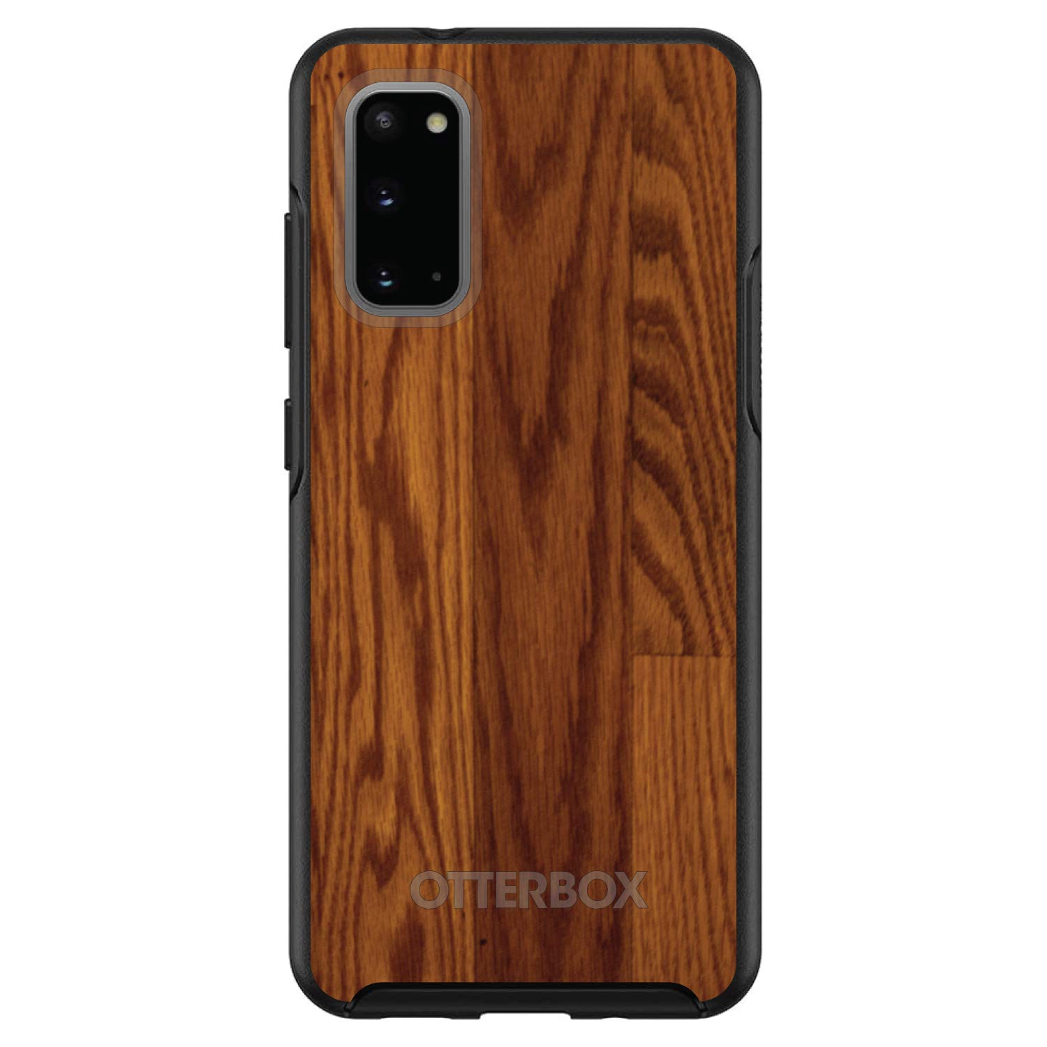 DistinctInk Samsung Galaxy S20 / S20 5G Case (6.2 Inch) - Premium Wood Grain Design Protective Phone Cover - Durable Shockproof Slim Fit Replacement for OtterBox Symmetry - Perfect for Work, Travel & Everyday Use