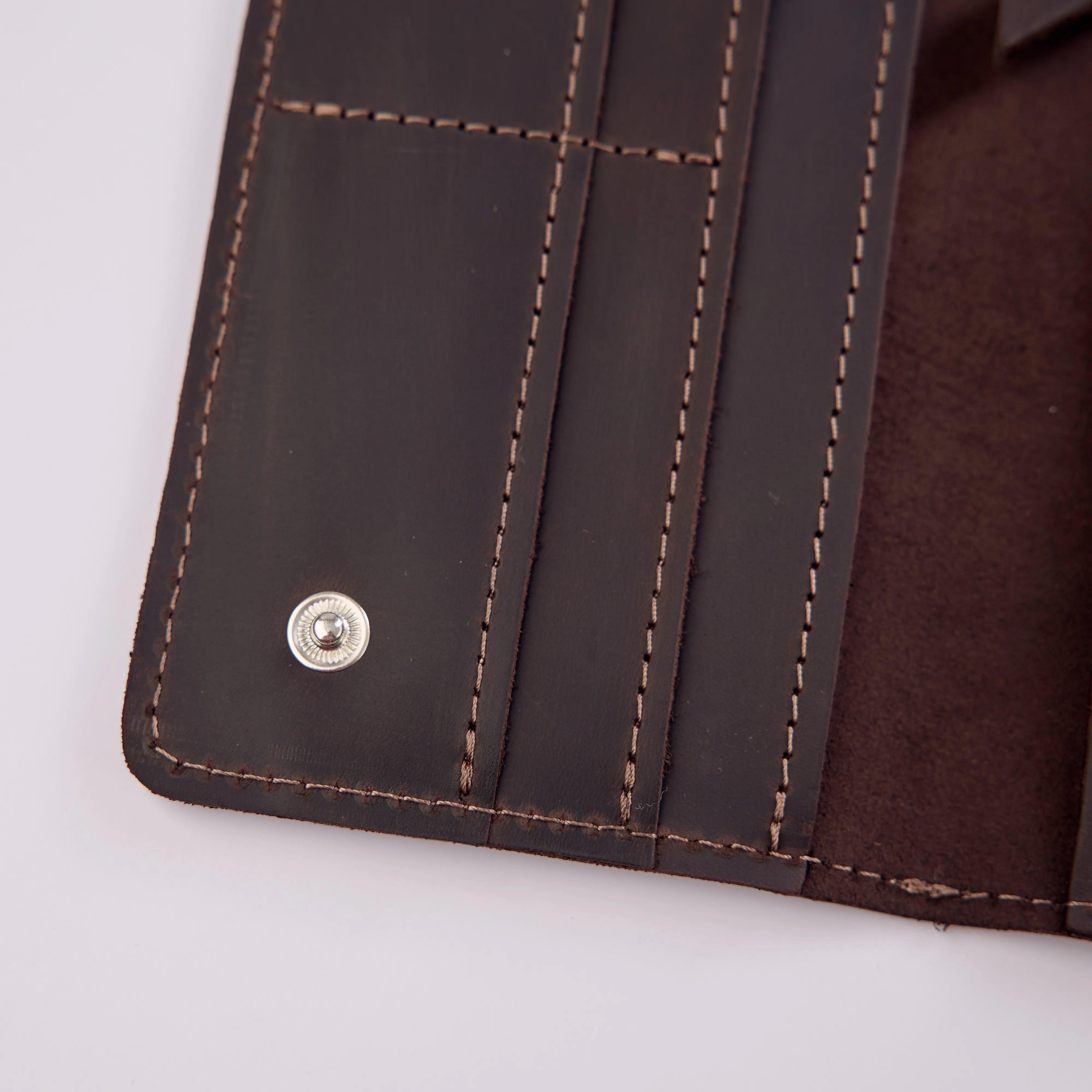 Premium Long Oxford Leather Wallet for Men - Slim RFID Blocking Bifold Wallet with Multiple Card Slots - Perfect for Travel, Business & Everyday Use