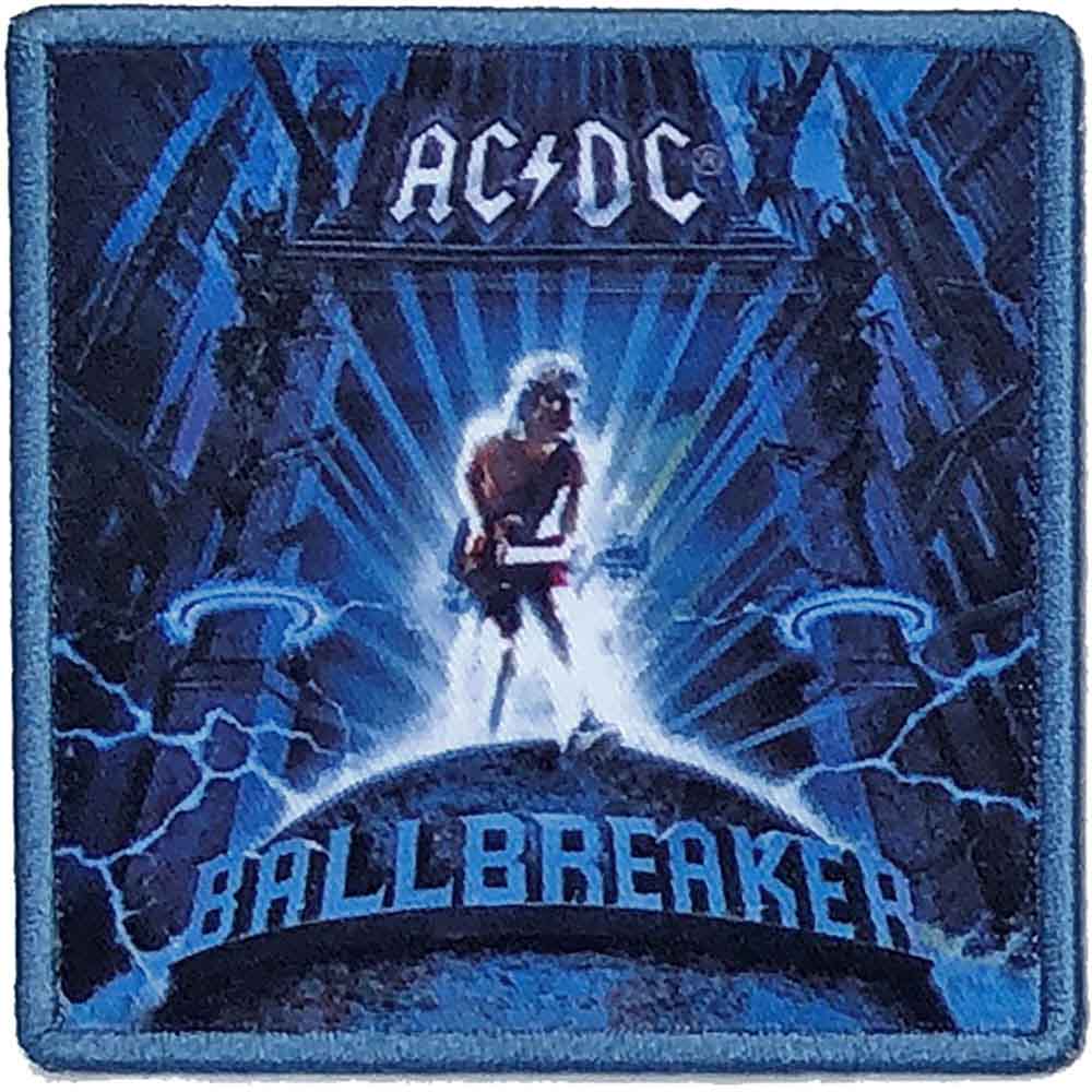 AC/DC Iron On Patches - Ballbreaker Album Design for Denim Jackets, Vests & DIY Clothing Customization