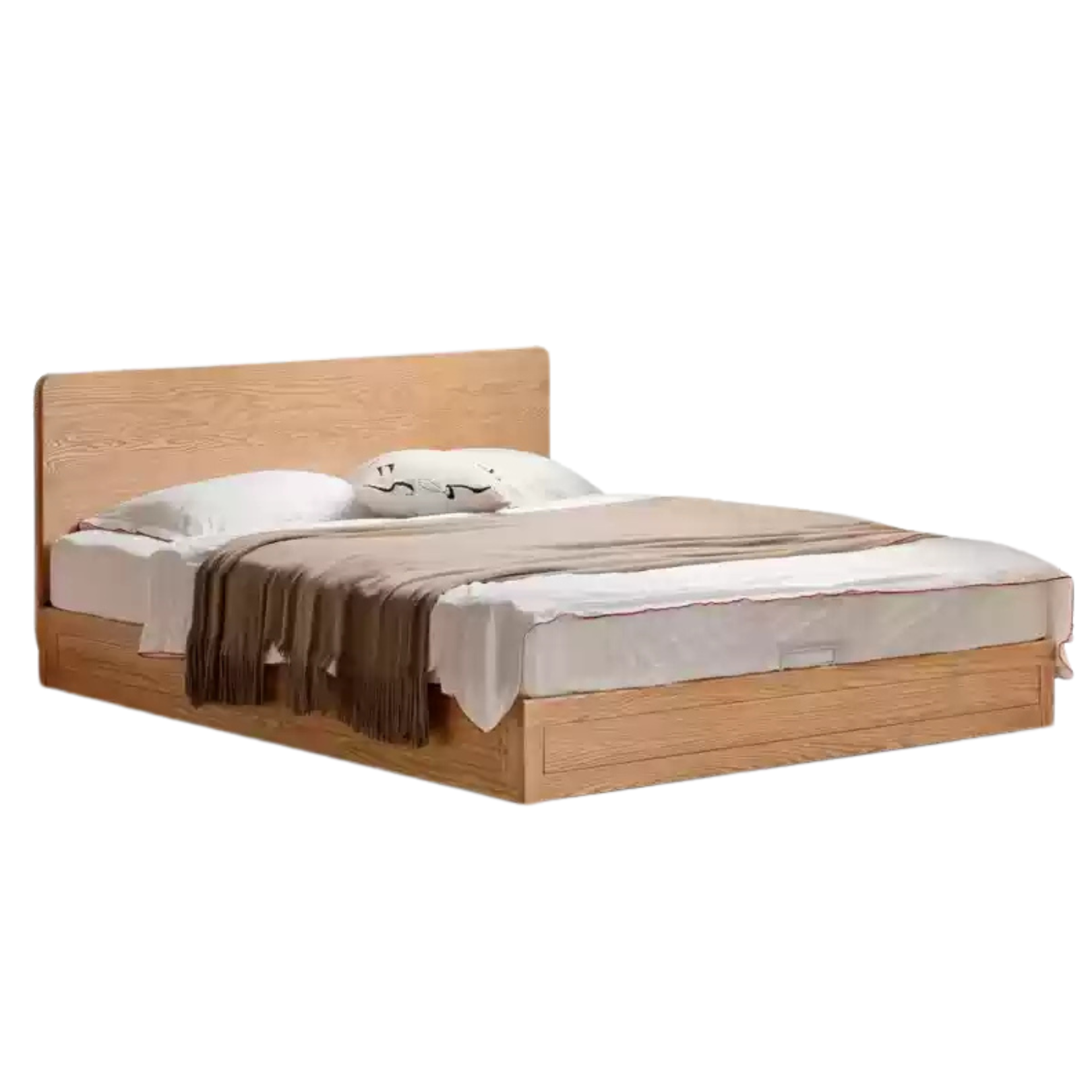Natural Wood Color Low berth side opening box bed (without bottom plate)