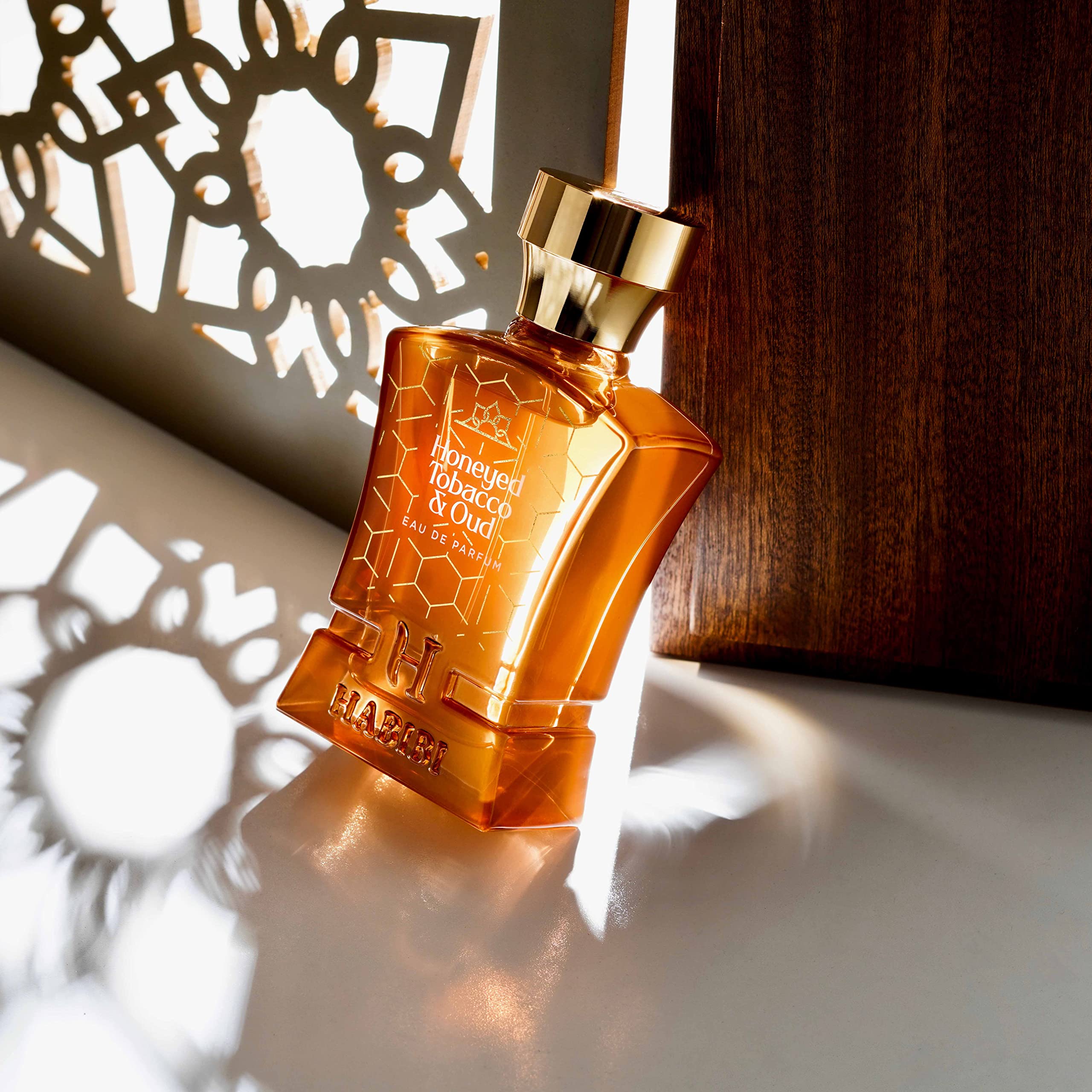 Premium Honeyed Tobacco & Oud Arabian Cologne for Men - Long Lasting Eau De Parfum Spray (2.5 Oz) with Woody, Smoky & Sweet Notes - Perfect for Date Nights, Special Occasions & Daily Wear