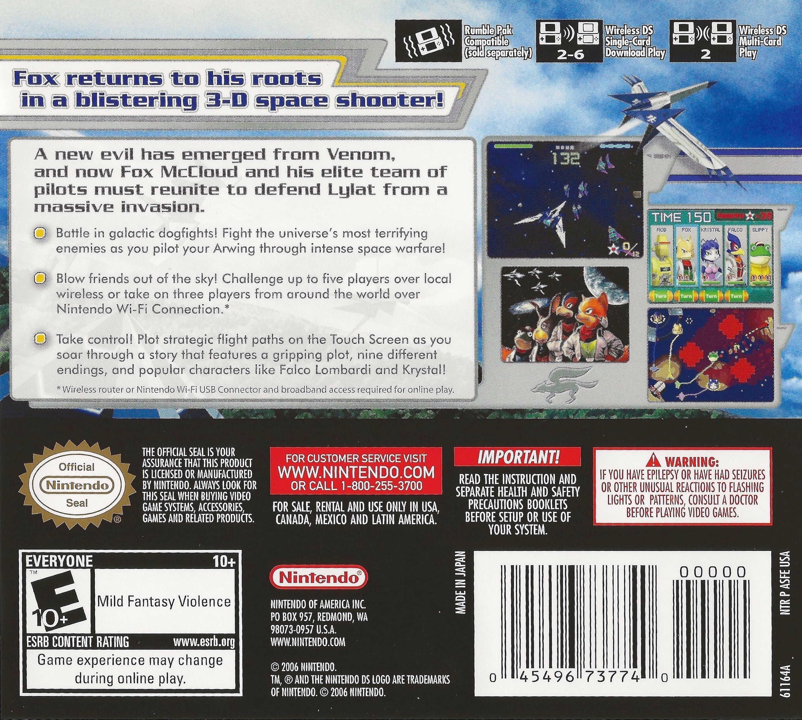 Star Fox Command - Nintendo DS Action-Adventure Game | Space Combat & Strategy | Perfect for On-the-Go Gaming & Nintendo Fans