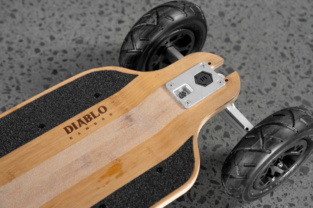 Diablo Bamboo All-Terrain Skateboard - Durable & Lightweight for Street, Park & Off-Road Riding | Perfect for Commuting, Tricks & Downhill Adventures