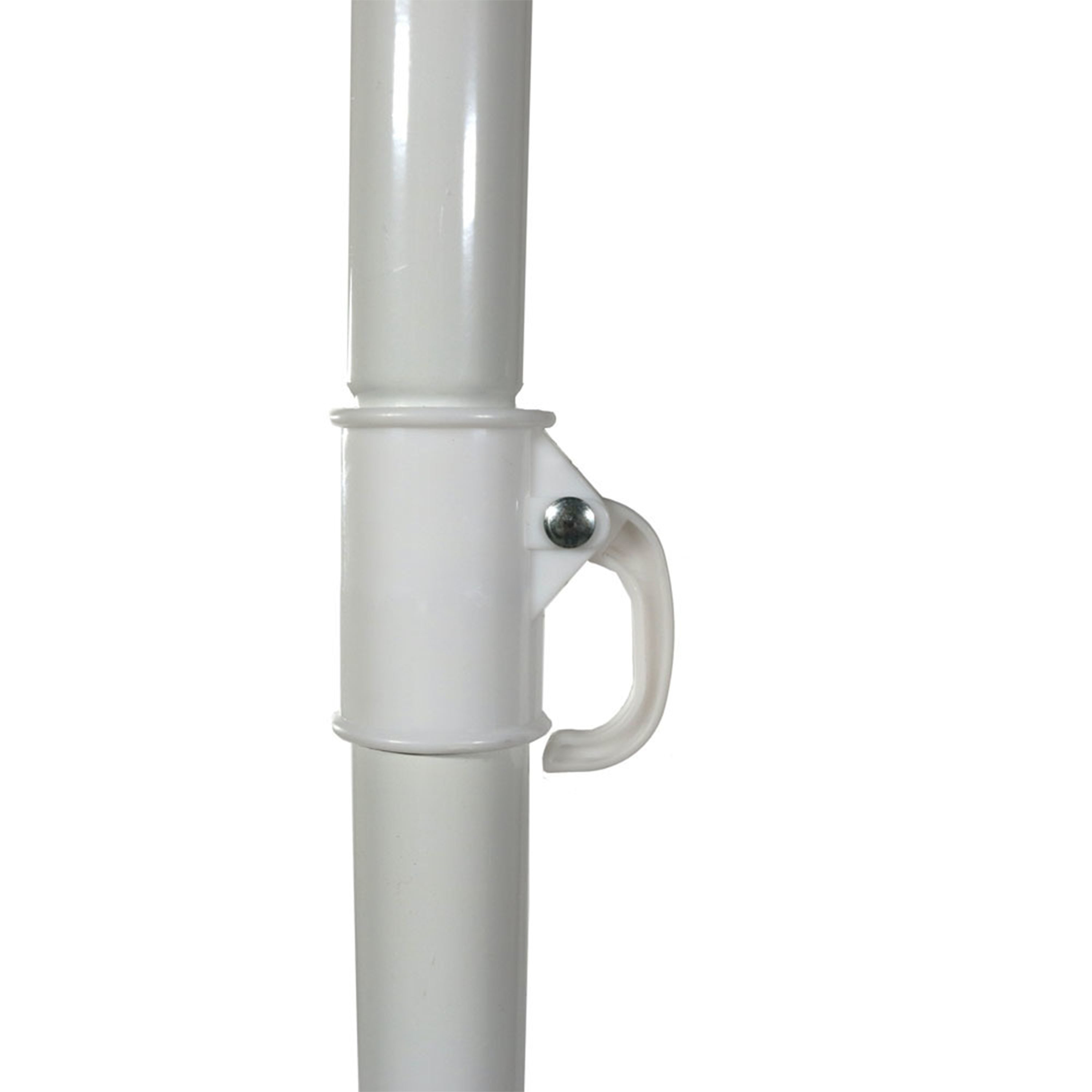 Sunnydaze 5-Foot Steel Beach Umbrella with Adjustable Tilt - UV Protection for Poolside, Backyard, and Outdoor Relaxation