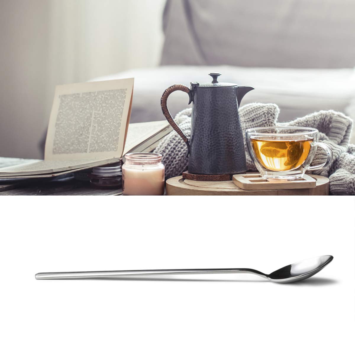 Funny Engraved Stainless Steel Spoon - Perfect Gift for Cancer Survivors, Get Well Present After Surgery - Encouragement Gift for Women, Men & Teens - Great for Desserts, Tea & Food - Ideal for Recovery, Hospital Use & Daily Meals
