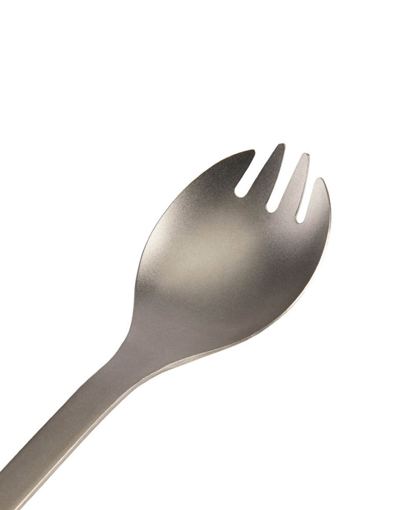 Titanium Spork - Lightweight & Durable Camping Utensil for Backpacking, Hiking & Outdoor Adventures