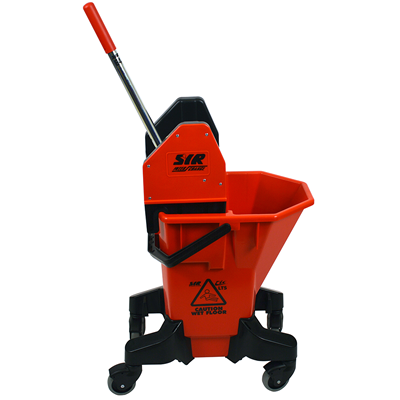 MJ Combo Bucket with Down Press Wringer - Heavy Duty Cleaning Bucket for Mopping, Car Washing, and Household Cleaning