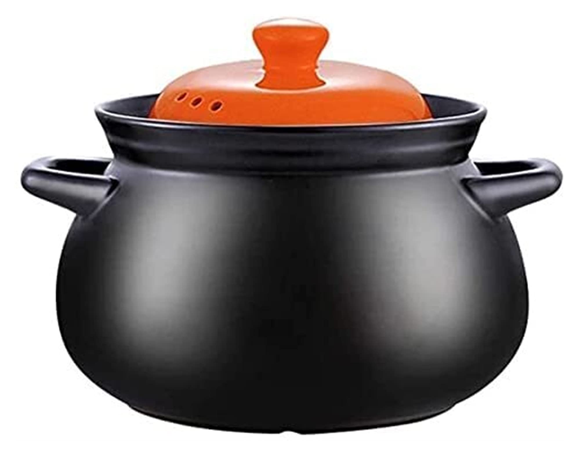 JIAW 9L Large Capacity Ceramic Casserole Pot with Lid - Clay Cookware for Oven, Stovetop & Slow Cooking - Perfect for Stews, Soups, Roasts & Baking - Durable Stoneware Dutch Oven for Home Kitchen