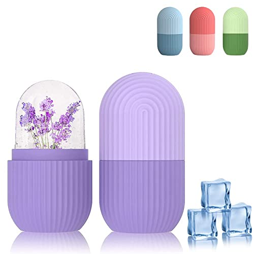 ARJEX Ice Roller for Face, Neck & Body - Reduce Puffiness, Soothe Skin | Portable & Easy to Use | Durable & Reusable Facial Massager for Glowing Skin (Multicolor) | Perfect for Morning Routine, Post-Workout Recovery & Travel Skincare