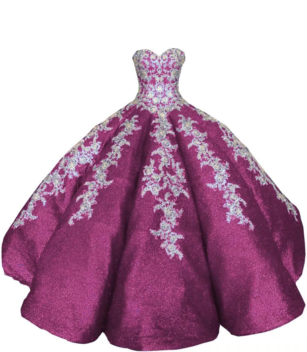 Elegant Gold Sequined Tulle Ball Gown for Women - Strapless Formal Prom Dress with Lace Details, Perfect for Quinceanera, Sweet 16 & Special Occasions in 2025 | Ideal for Evening Galas, Wedding Parties & Birthday Celebrations