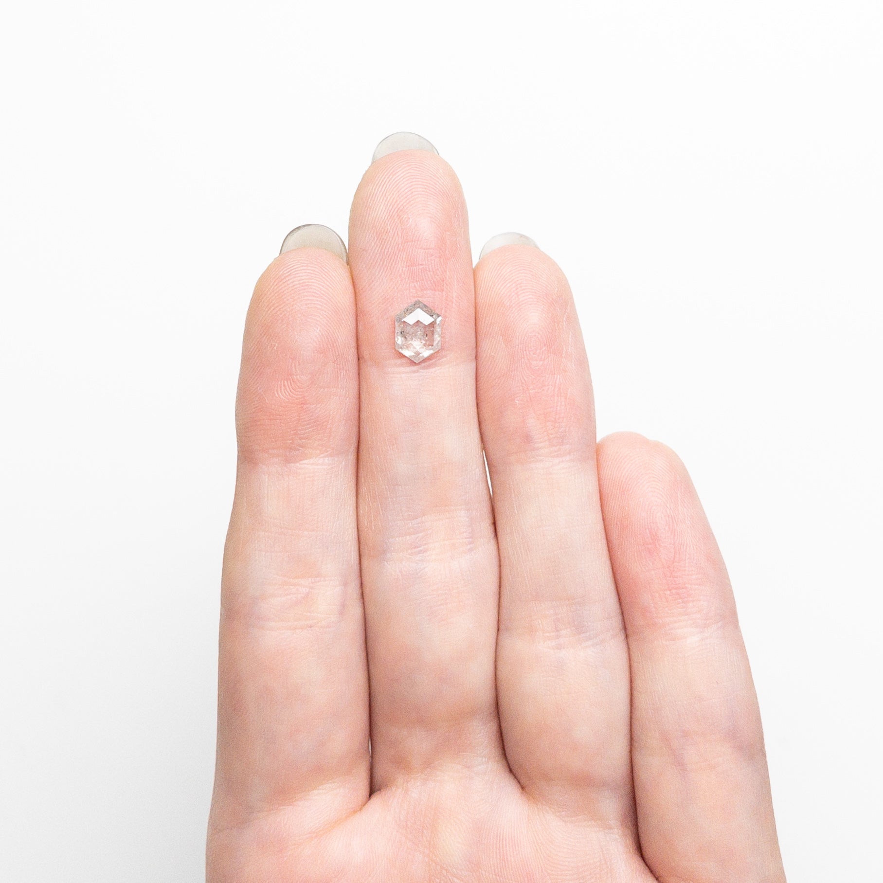 0.71ct Natural Hexagon Rose Cut Loose Gemstone - 7.13x5.13x2.29mm for Jewelry Making, Engagement Rings & Unique Gifts