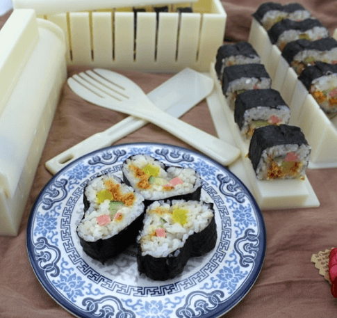 Premium DIY Sushi Making Kit - Complete Set with Bamboo Mat, Rice Paddle & Recipe Guide | Perfect for Home Cooking, Date Nights & Japanese Cuisine Lovers
