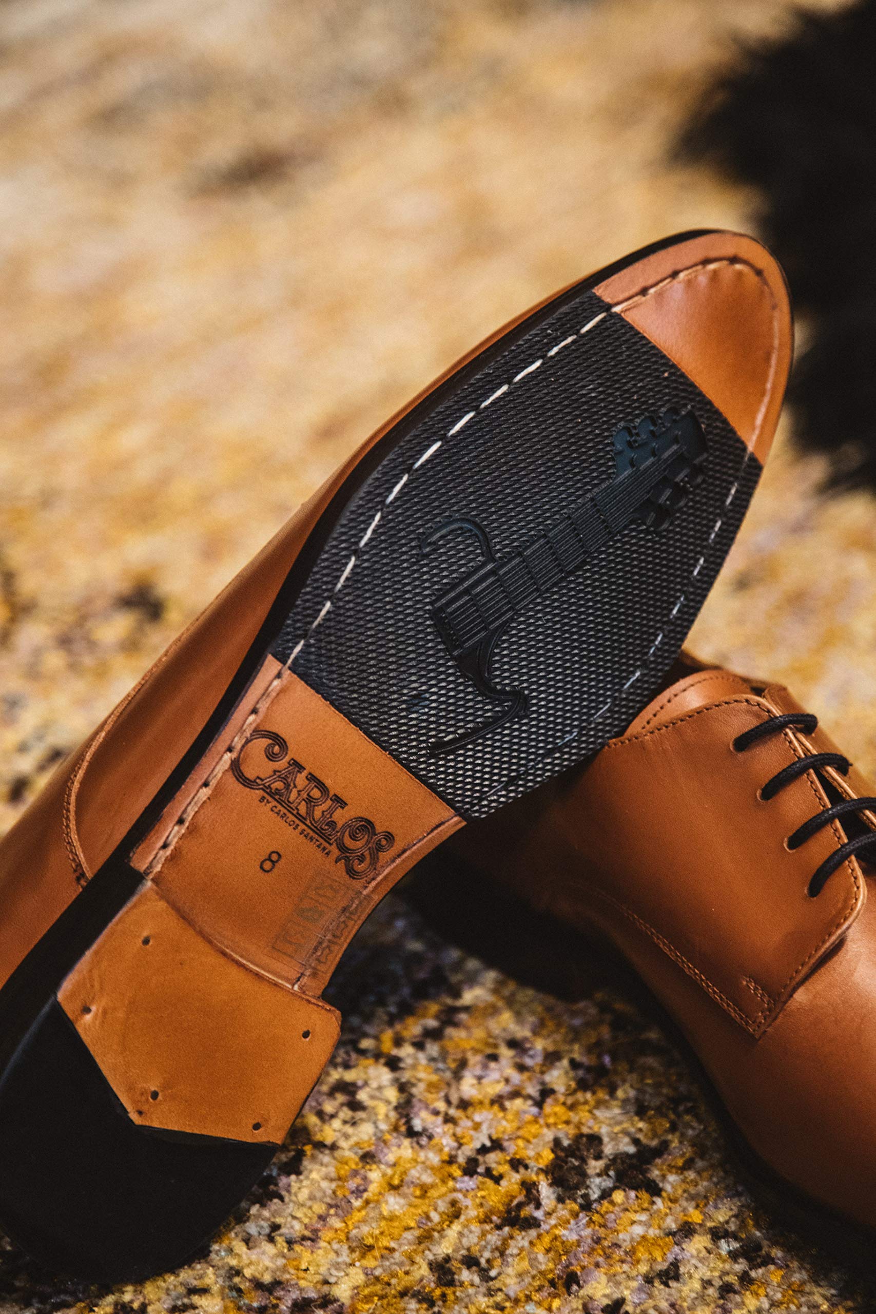 Carlos Santana Men's Oxford Shoes - Classic Leather Dress Shoes for Business, Formal & Casual Wear - Comfortable & Stylish for Office, Weddings & Everyday Use