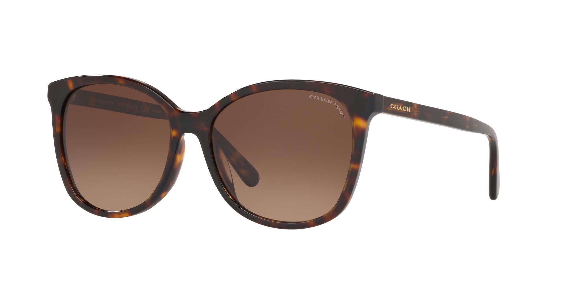 COACH Women's HC8271u Square Sunglasses - UV Protection, Polarized, Lightweight & Stylish for Outdoor, Driving, Beach & Fashion Accessories
