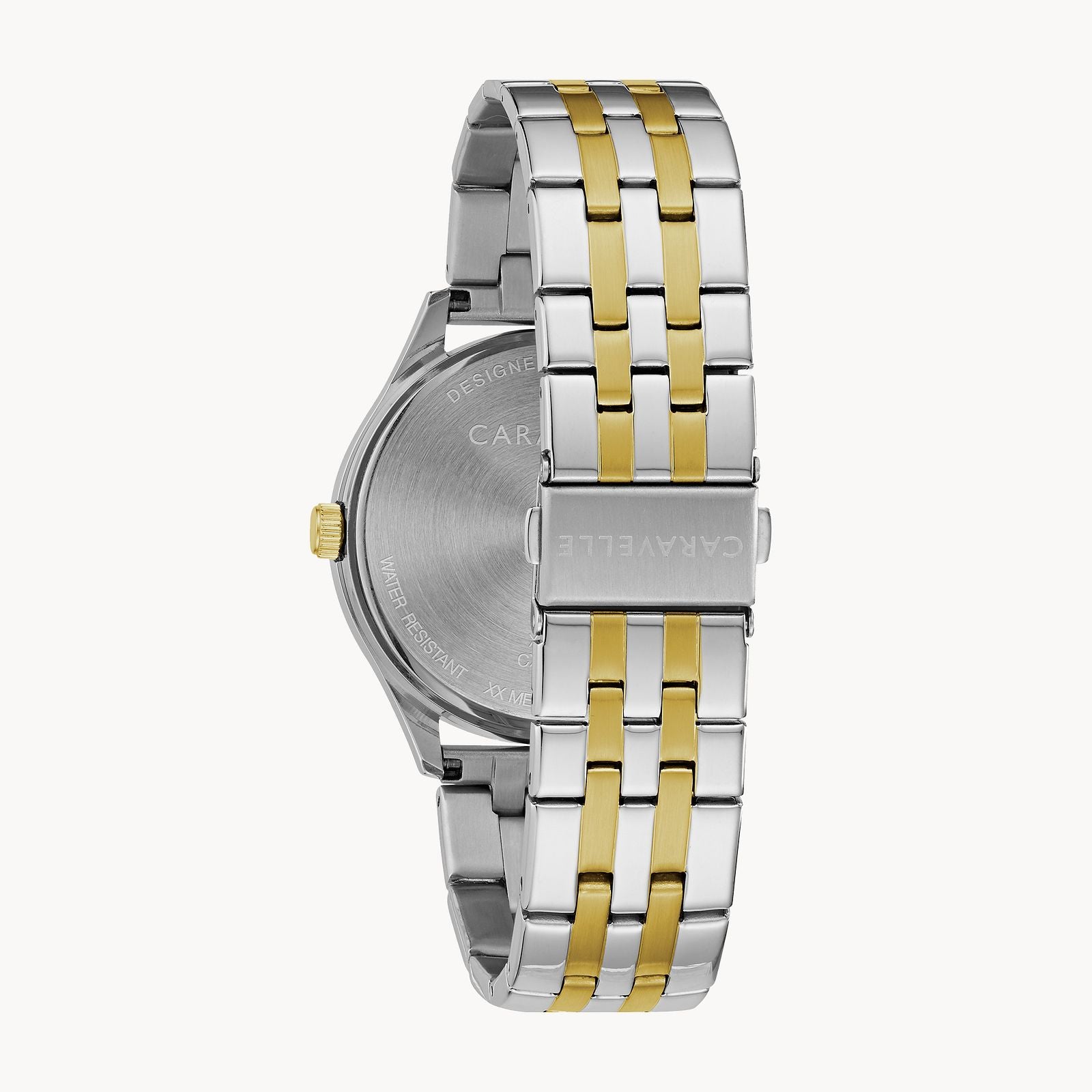 Bulova 45B148 Dress Caravelle 2-Tone Stainless Steel Unisex Watch - Elegant Timepiece for Business, Formal Events & Everyday Wear
