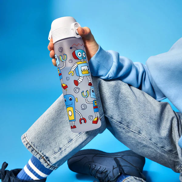 Ion8 Slim Leak-Proof Water Bottle 500ml (17oz) - BPA Free, Lightweight & Portable for Gym, Hiking, Travel & Office Use