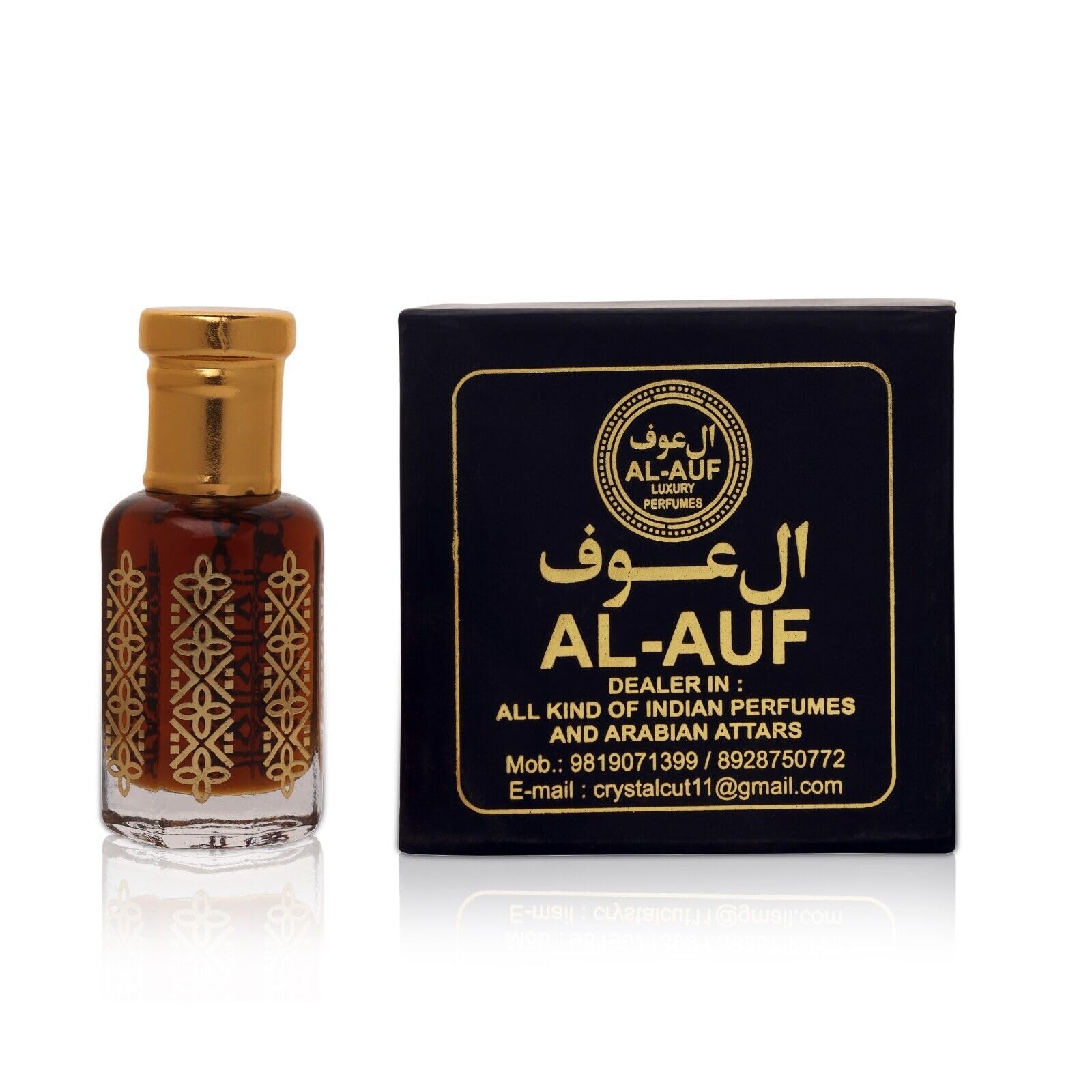 Premium Oudh Al Aswad Arabic Perfume Oil - 12ML Concentrated Attar Fragrance for Men & Women | Long-Lasting Luxury Scent for Special Occasions, Weddings & Daily Wear