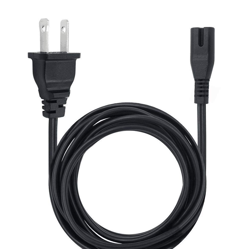 Replacement AC Power Cord for Sony CFD-ZW770, CFS-200, CFS-700 Series AM/FM CD Player & Cassette Recorder | Compatible with Multiple Models | Home, Office & Studio Use