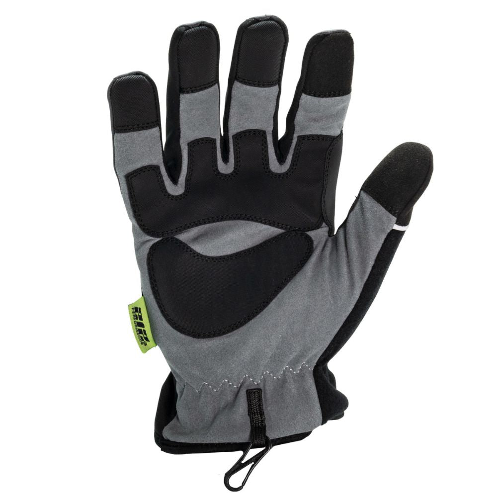 212 Performance TUNFWP 0611 Waterproof Fleece Lined Touchscreen Gloves for Cold Weather - X Large Gray - Perfect for Winter Sports, Outdoor Activities & Daily Commute