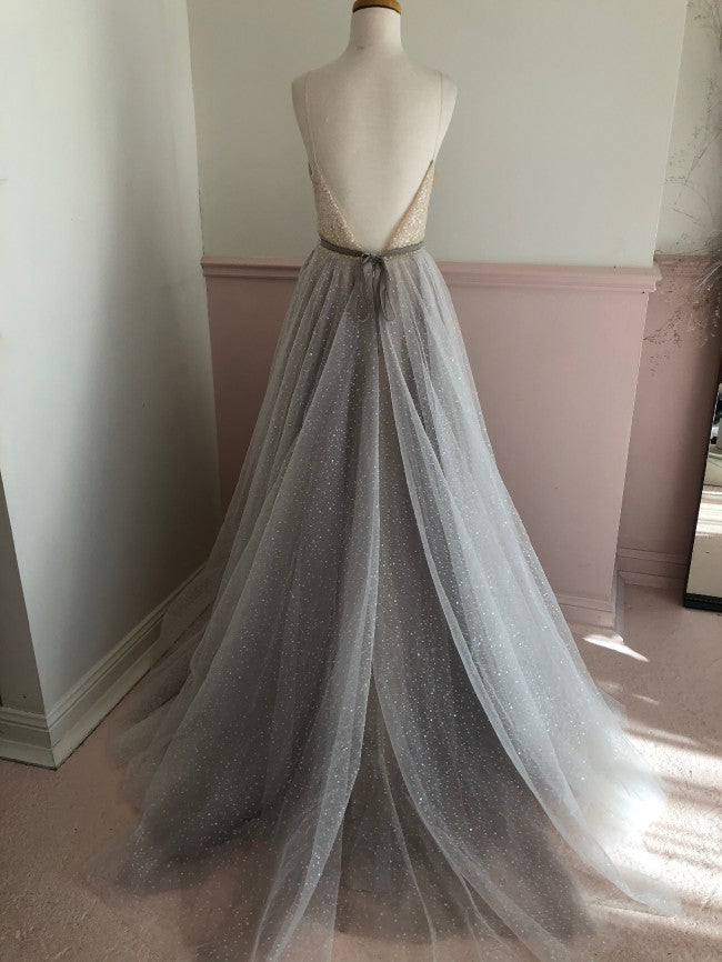 Willowby Hera Galaxy Gown - Elegant Starry Evening Dress for Prom, Wedding & Special Occasions