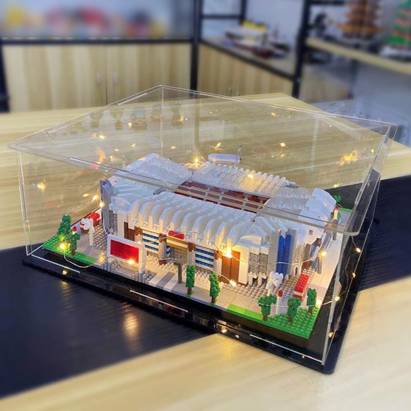 Clear Acrylic Display Case with Removable Lid - Premium Dustproof Protection Box for Collectibles, Action Figures & Toys - Perfect for Showcase, Countertop Display & Storage Organization