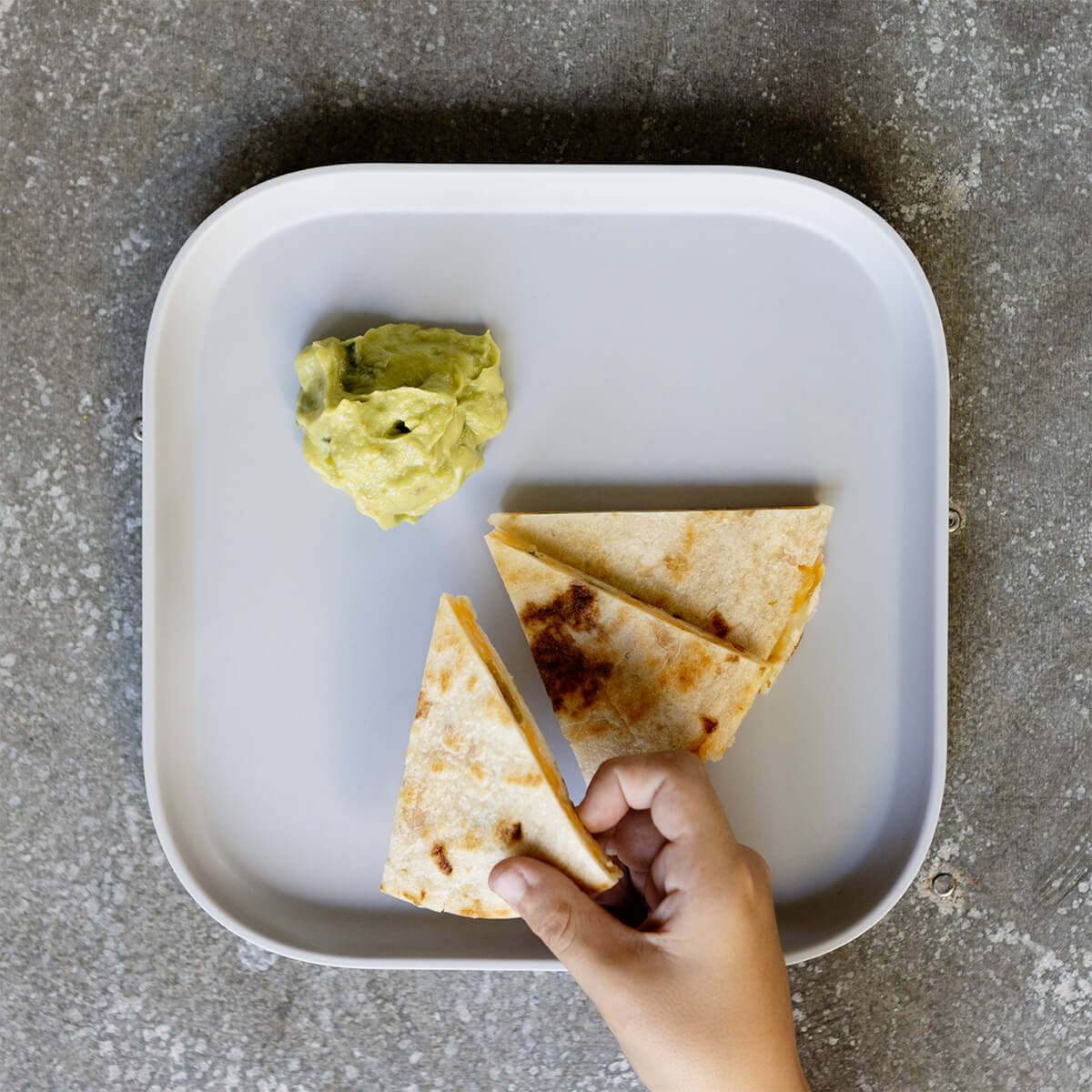 Ezpz Basics Mealtime Plate Set - 2 Pack Non-Slip Silicone Baby Plates for Toddlers | Perfect for High Chairs, Travel & Mess-Free Feeding
