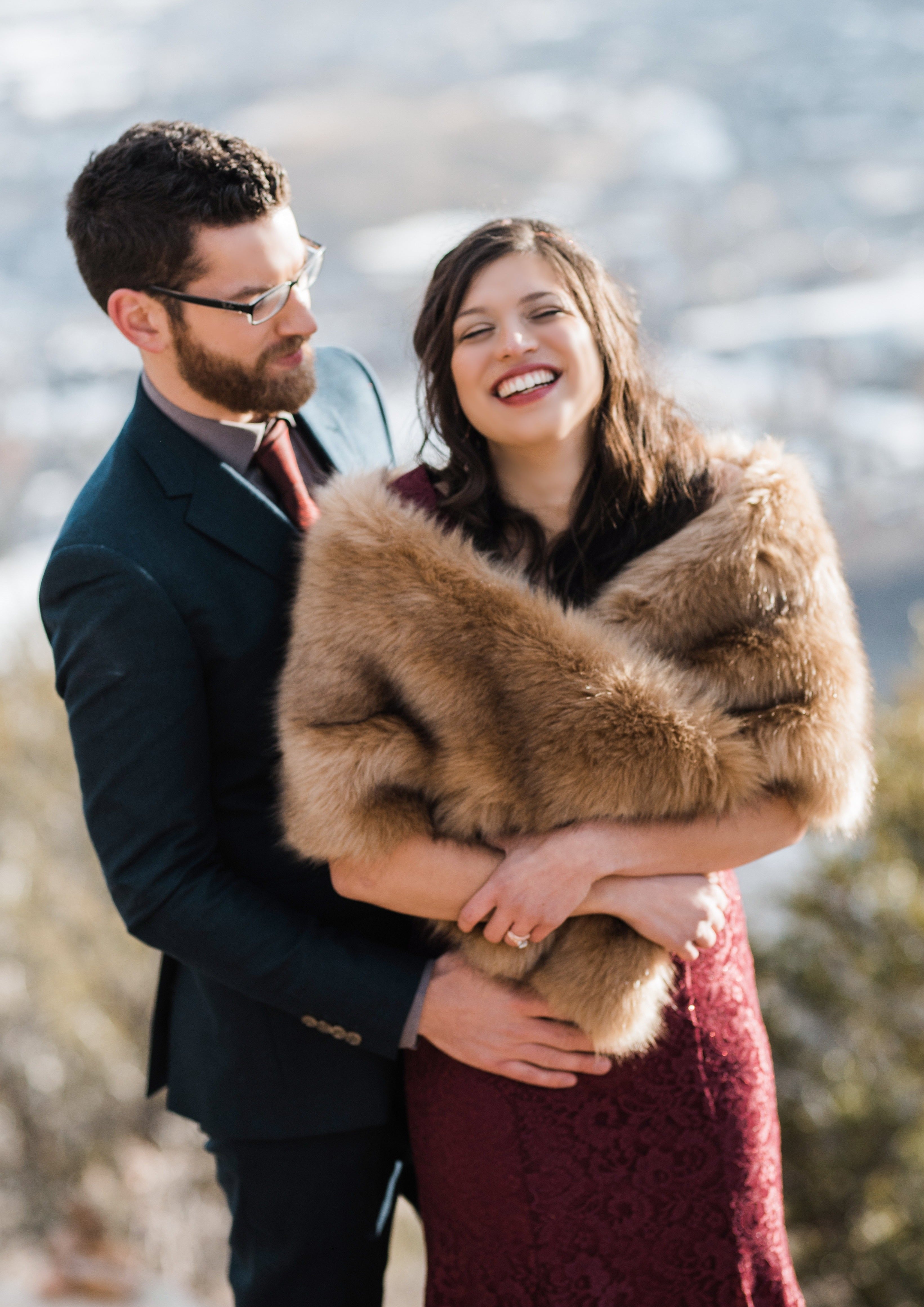 Luxury Brown Fur Shawl Wrap - Soft & Warm Winter Fashion Accessory for Women (Lilian LBrw03) | Perfect for Parties, Weddings & Cold Weather Outfits
