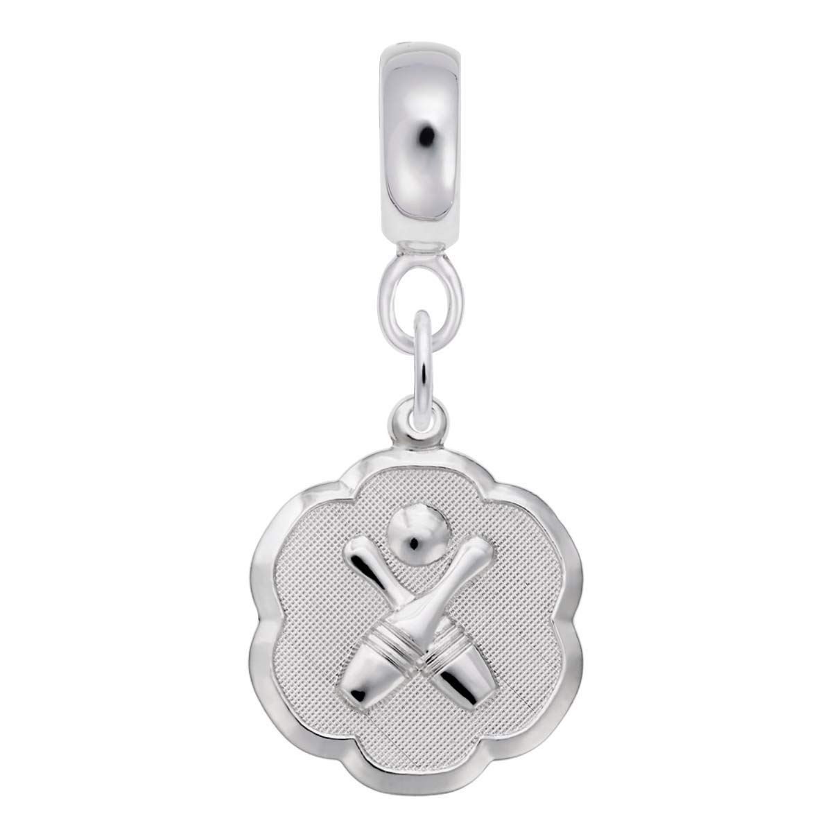 Bowling Charm Beads for Jewelry Making - DIY Bracelet & Necklace Charms - Perfect for Sports Lovers & Bowling Enthusiasts (Gifts, Party Favors, Team Events)