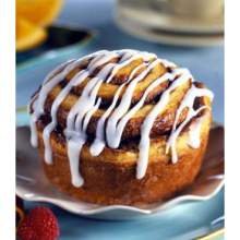 Pennant Foods Thaw and Sell Cream Cheese Iced Cinnamon Rolls - 6oz (45 per Case) | Perfect for Breakfast, Brunch & Coffee Shops