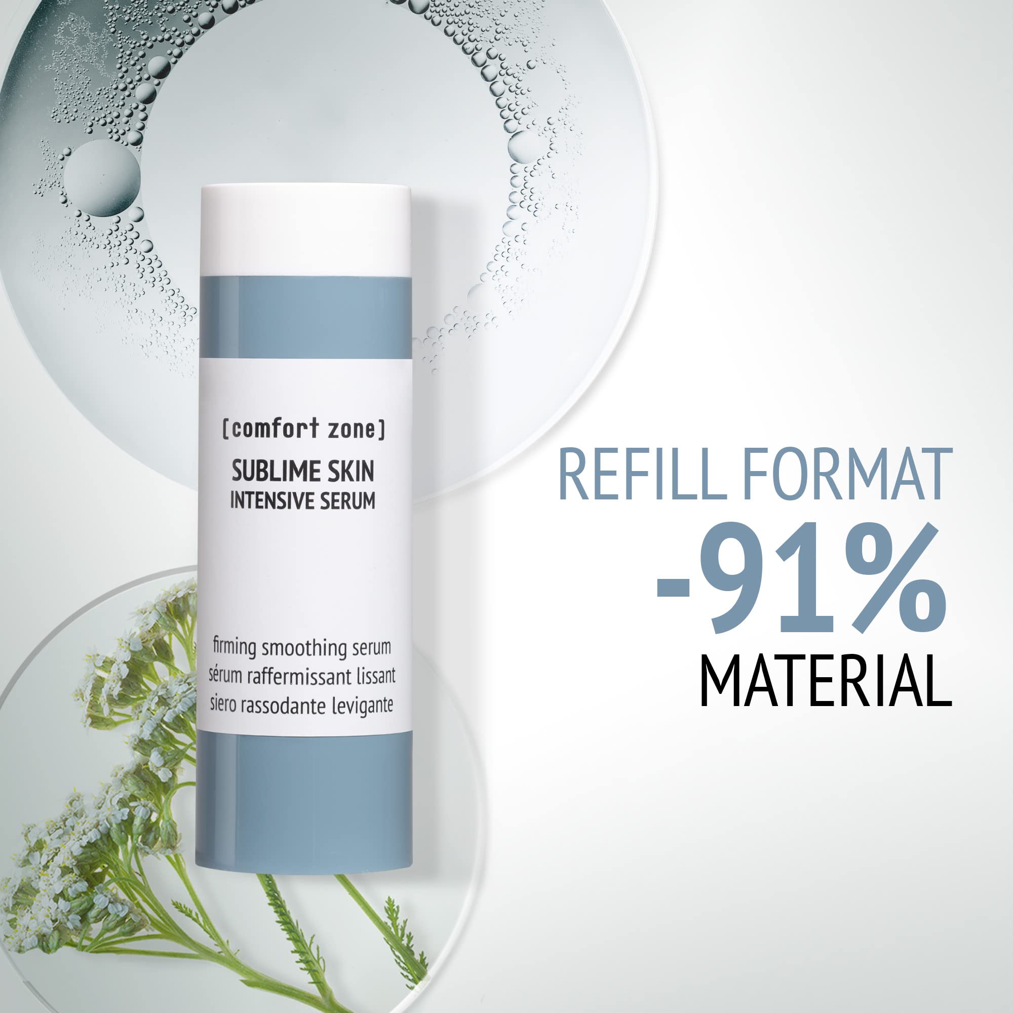 Comfort Zone Sublime Skin Intensive Serum Refill 30ml - Hydrating Anti-Aging Face Serum for Dry & Sensitive Skin | Daily Skincare Routine, Night Repair Treatment