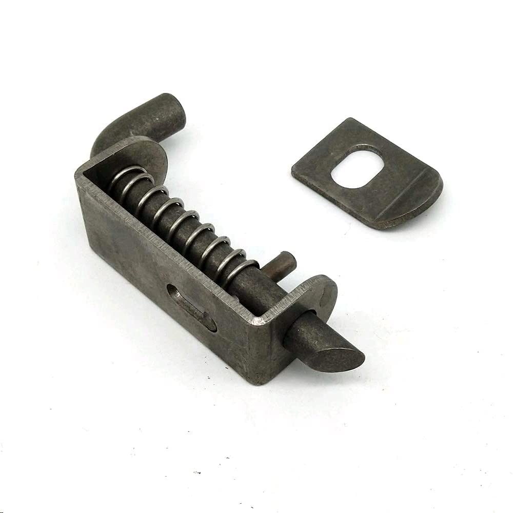 Heavy Duty Stainless Steel Spring Latch for Pet Cages - Reinforced Industrial Welded Small Bolts | Secure Kennel, Dog Crate & Animal Enclosures | Outdoor & Indoor Use