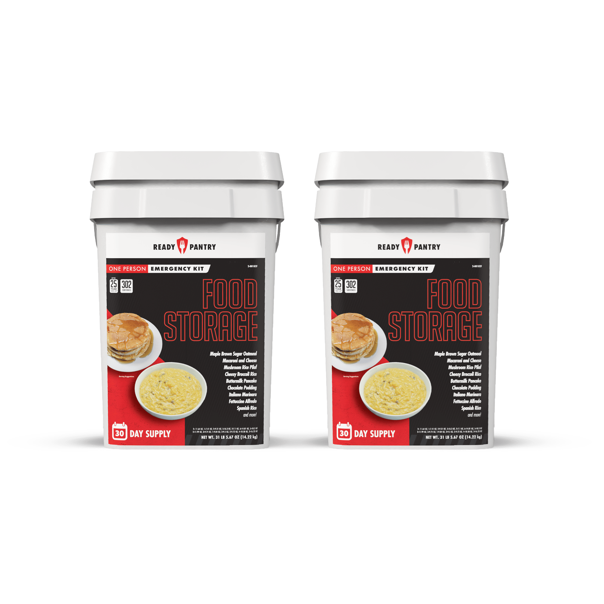 Emergency One Month Food Supply Kit - 30 Days of Non-Perishable Survival Meals for Camping, Hiking & Disaster Preparedness