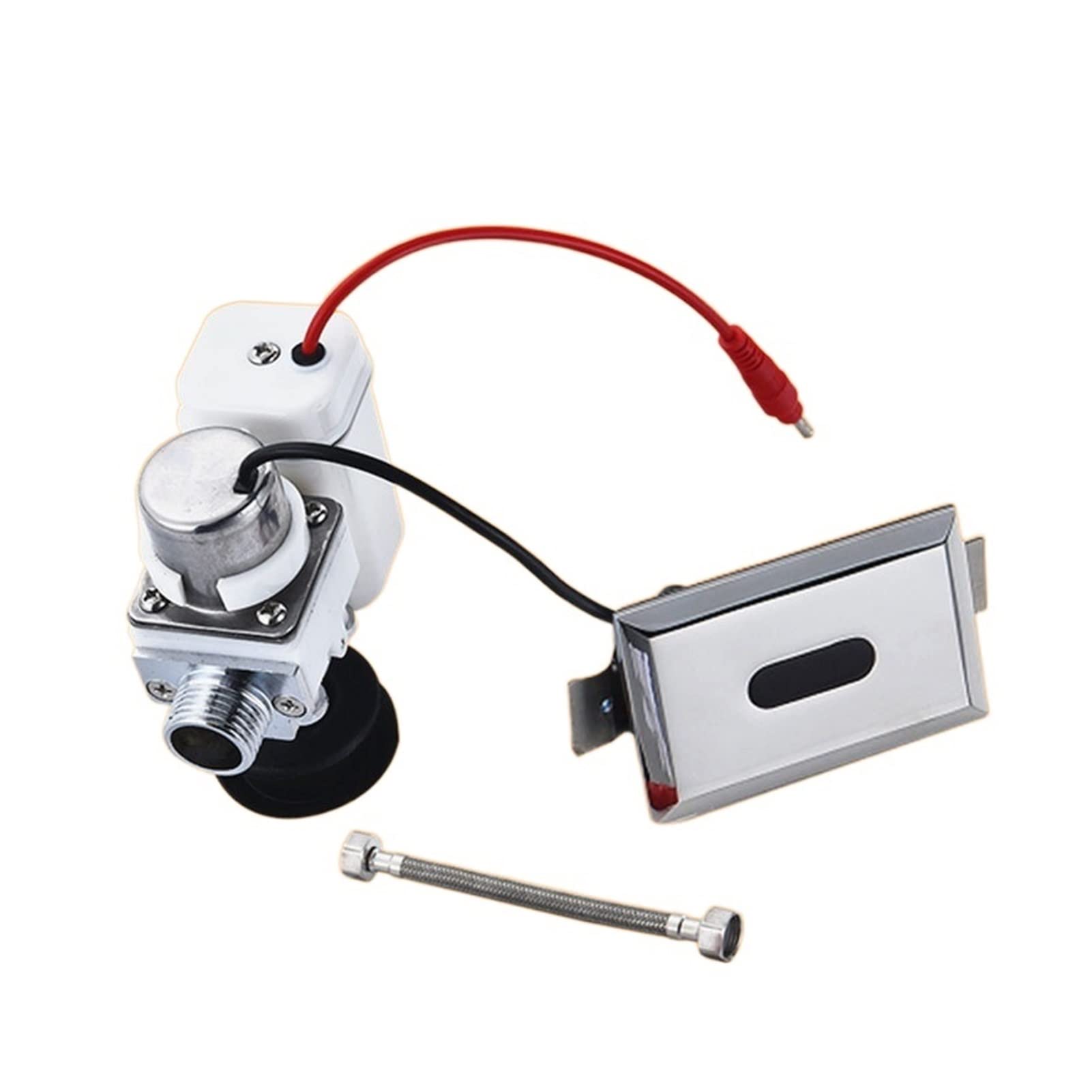 VOREAL Automatic Infrared Sensor Urinal Flush Valve - Ceramic Concealed Toilet Solenoid Valve Accessory (DC Urinal B) | Ideal for Commercial Restrooms, Public Washrooms & Water-Saving Facilities