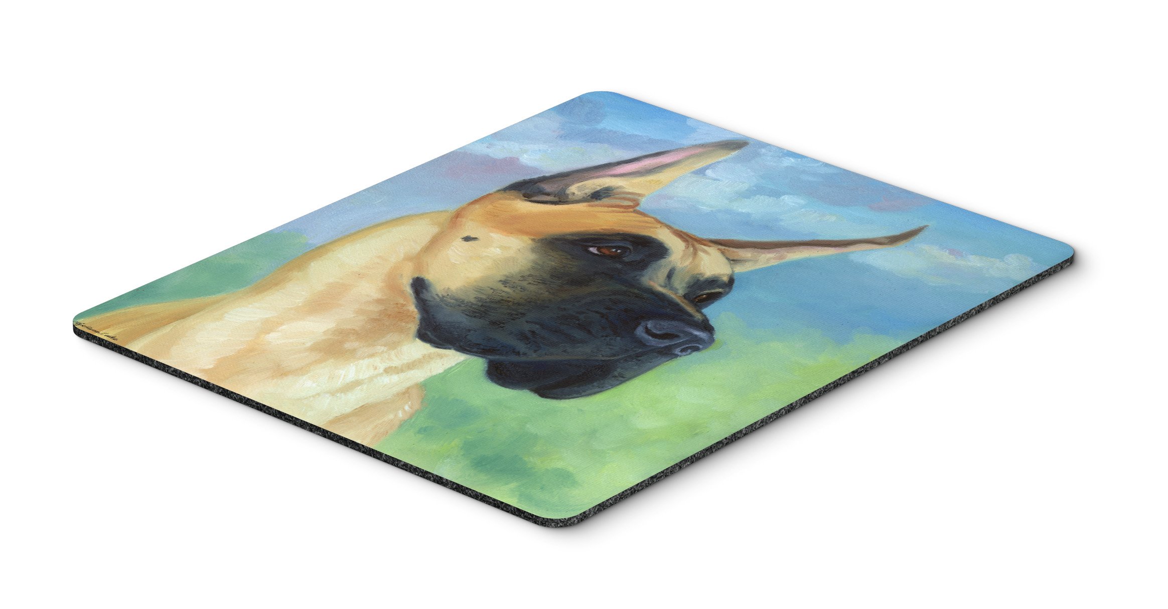 Caroline's Treasures 7387MP Great Dane Apollo The Large Washable Mouse Pad - Non-Slip Desk Mat for Home Office, Gaming & Computer Work - Perfect Mousepad for Laptop & PC Use