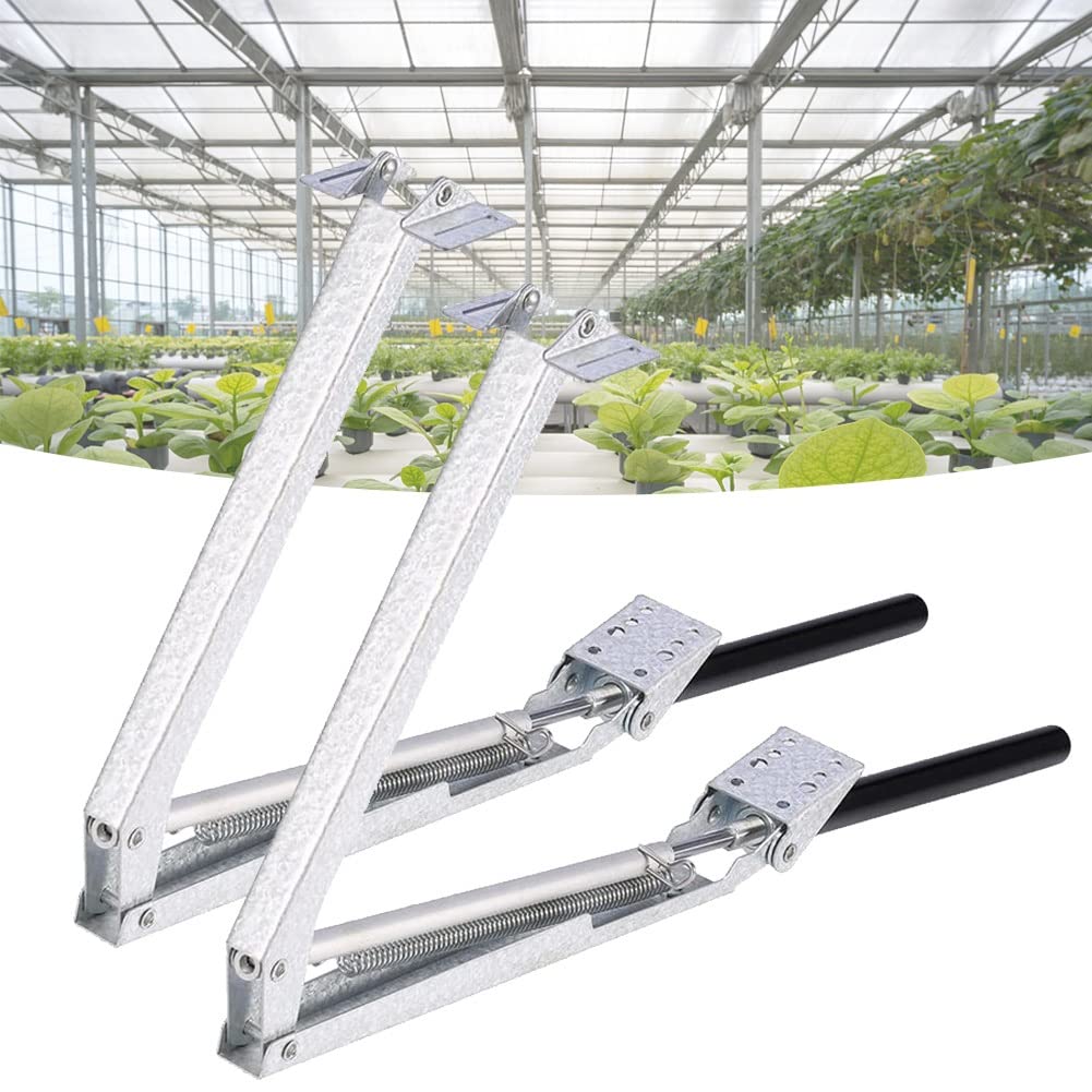 Automatic Greenhouse Vent Opener - 2Pcs Solar Heat Sensitive Temperature Controlled Window Opener with Single Spring, Lifts 7kg for Garden, Greenhouse & Plant Care (Ideal for Ventilation & Temperature Regulation)