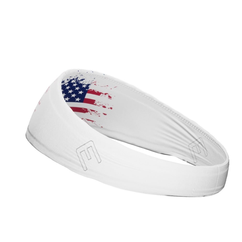 USA Splattered Headband - Trendy & Comfortable Hair Accessories for Women & Girls | Perfect for Sports, Workouts, Yoga, and Everyday Fashion