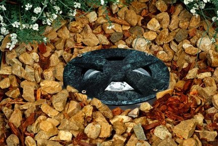 Cast Aluminum Drive Over In-Ground Well Light - Verde Green | Durable Outdoor Landscape Lighting for Driveways, Walkways & Gardens