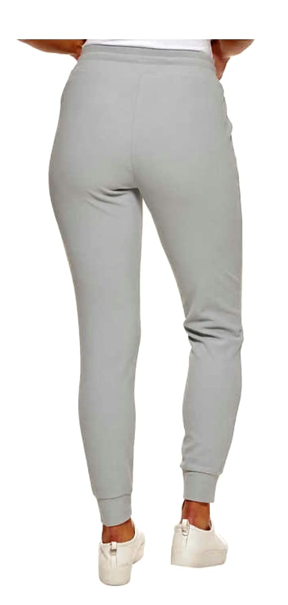 Andrew Marc Marc New York Women's Ribbed Midweight Jogger Pants - Comfortable Casual Lounge & Workout Pants for Everyday Wear
