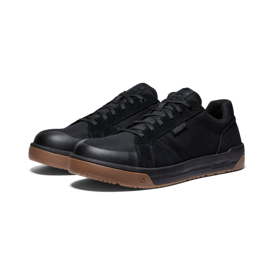 Kenton ESD Safety Work Shoes for Men - Carbon Toe, Black/Gum - Slip-Resistant & Anti-Static for Construction & Electrical Work
