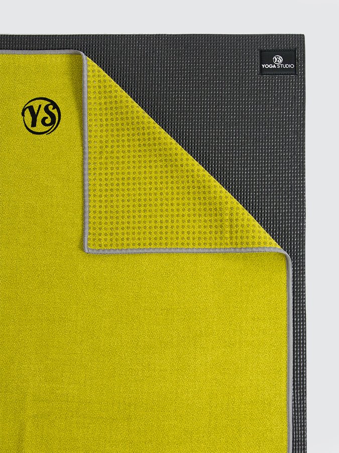Non-Slip Premium Grip Dot Yoga Mat Towel for Hot Yoga & Pilates - Sweat Absorbent, Eco-Friendly Workout Accessory for Home & Studio Practice