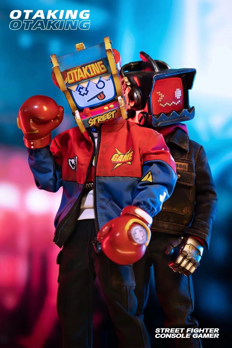 OtaKing Studio OC Street Fighter & Console Gamer - Premium Arcade Fighting Game & MTV Teen Style for Gaming Enthusiasts | Perfect for Home Arcades, Gaming Rooms, and Retro-Themed Parties