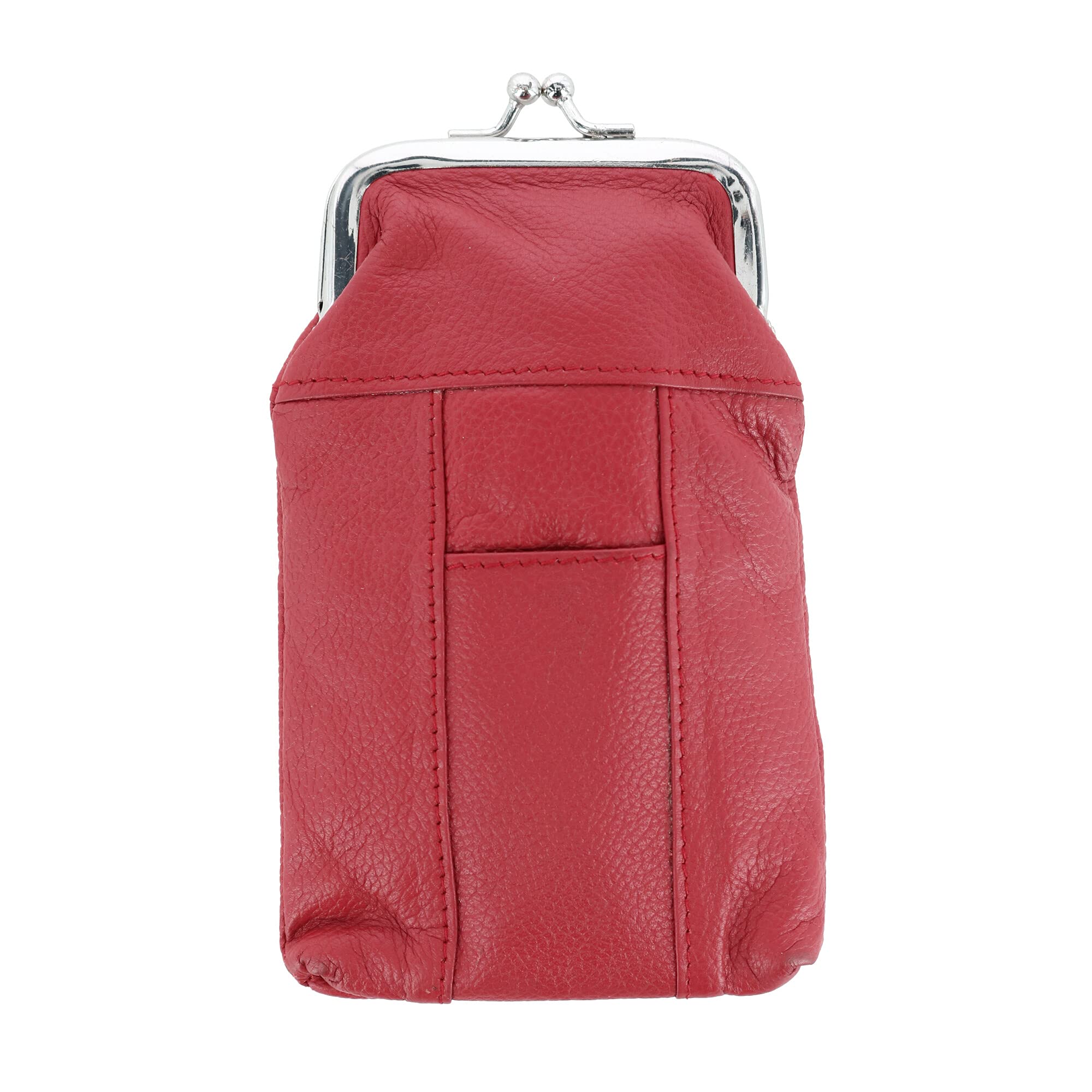 Elegant Red Leather Cigarette Case for Women with Lighter Pocket - Perfect for Parties, Travel & Night Out Accessories
